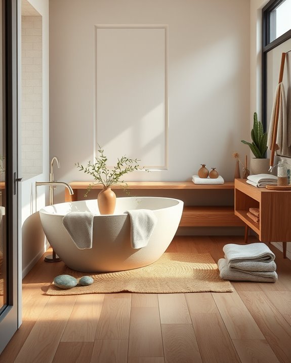 natural materials for tranquility