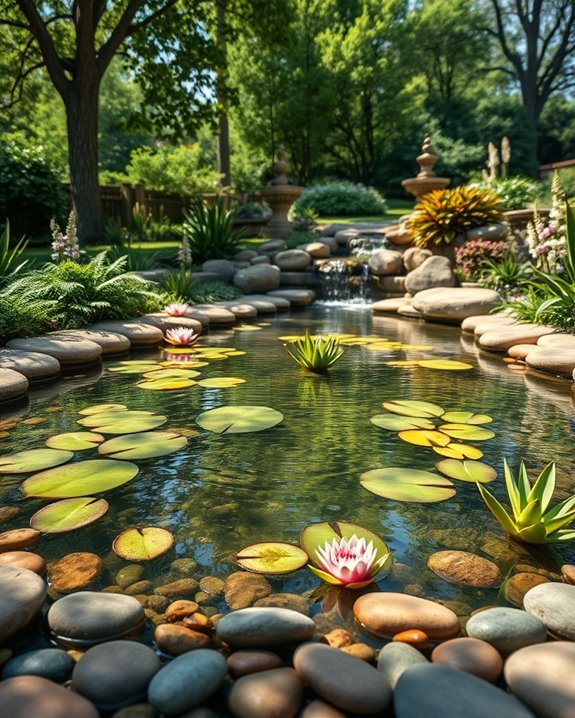 natural pond ecosystem creation