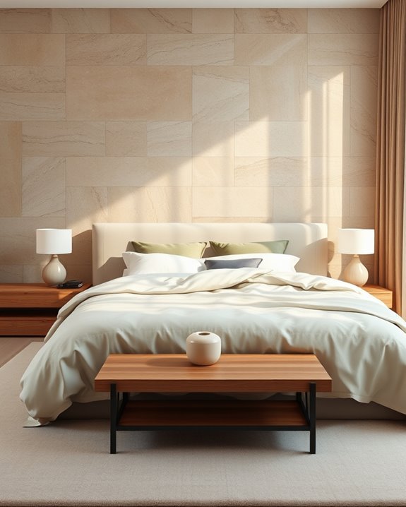 natural rustic bedroom retreat