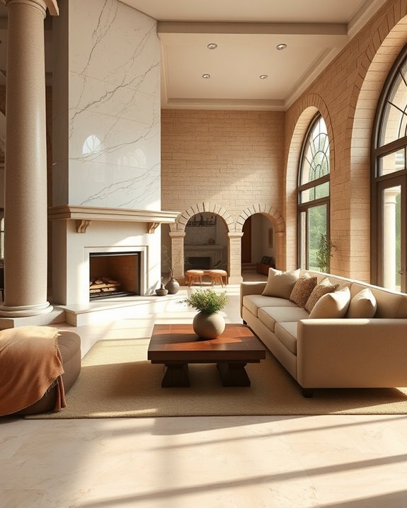 natural stone colonial elegance