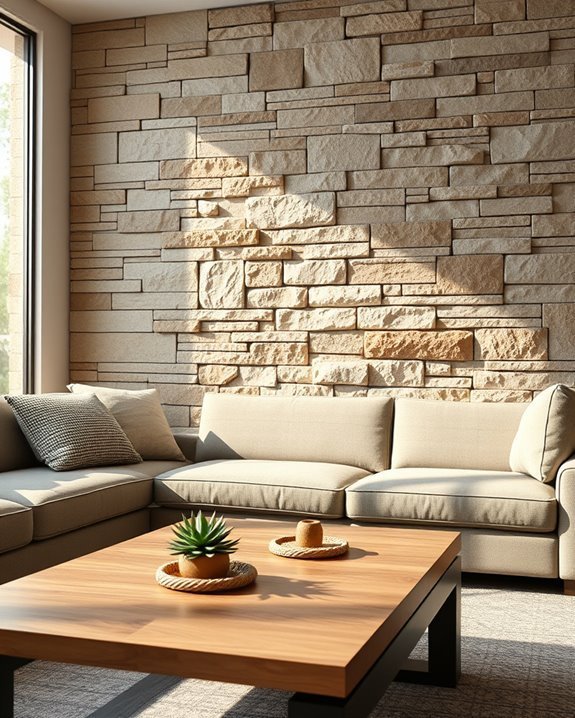 natural stone wall elegance
