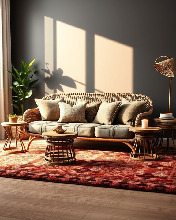 natural texture enhances coziness