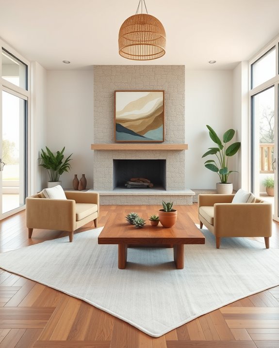 natural textures create warmth