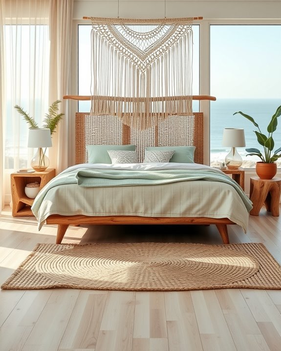 natural wood coastal decor