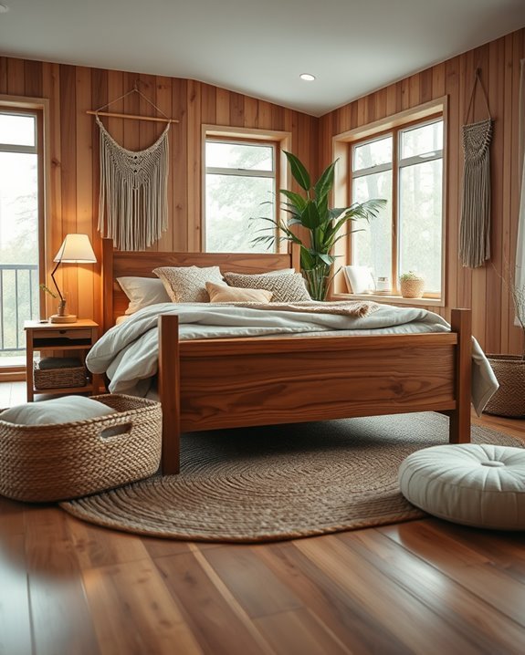 natural wood textures enhance