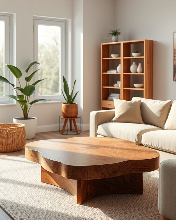 natural wood warmth accents