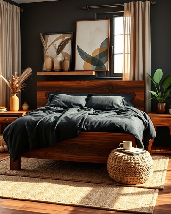 natural wood warmth enhances