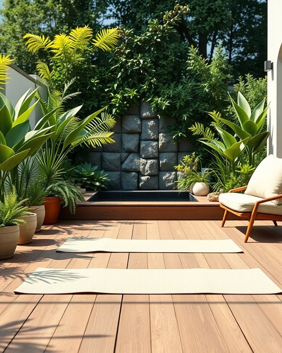 nature infused outdoor yoga