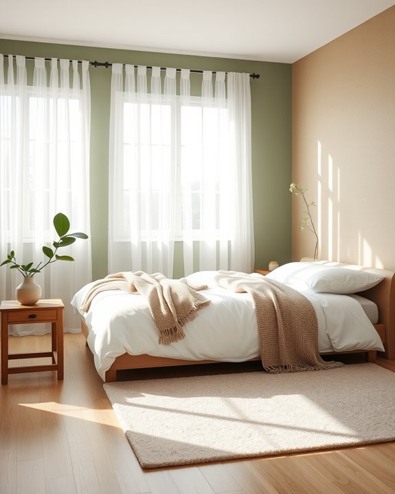 nature inspired accent wall