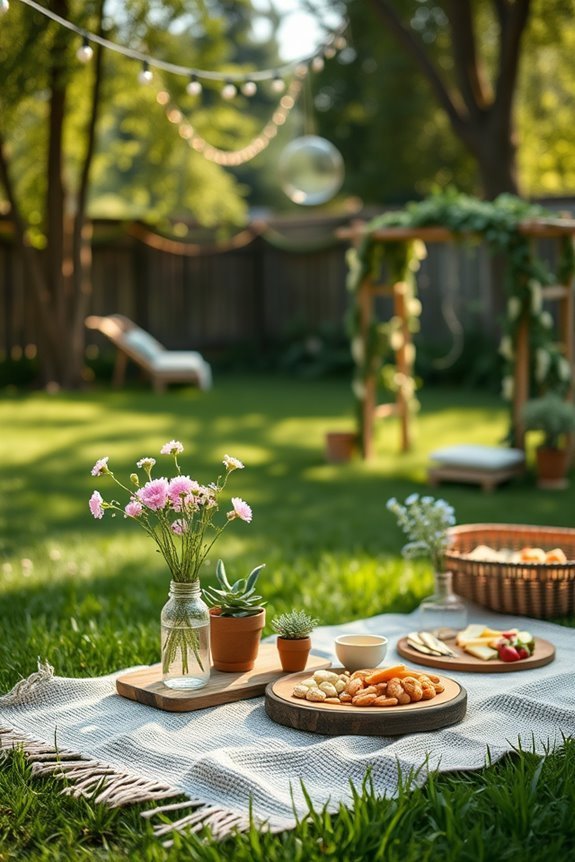 nature inspired backyard decor
