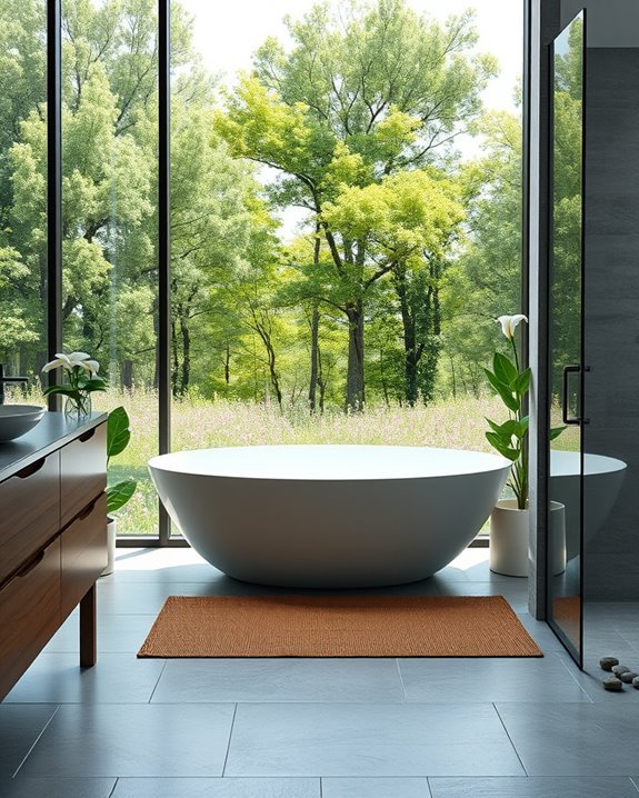 nature inspired bathroom design