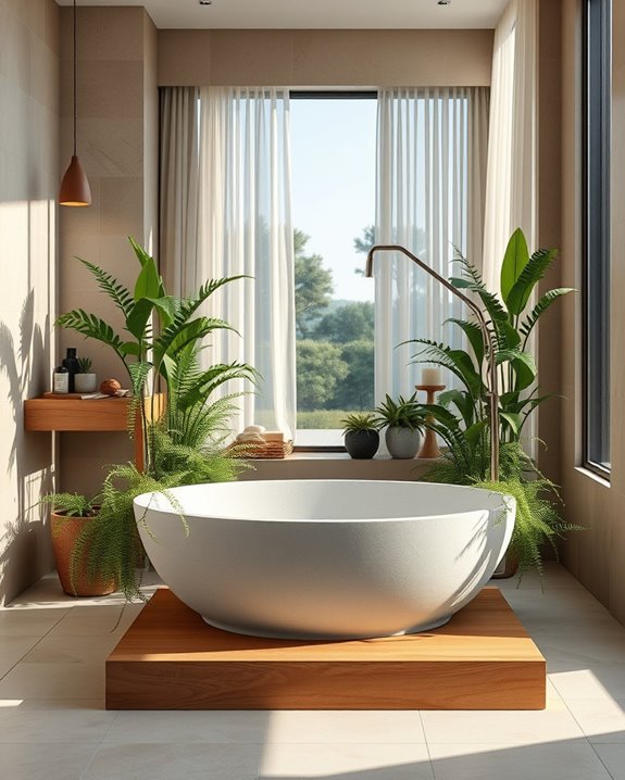 nature inspired bathroom design