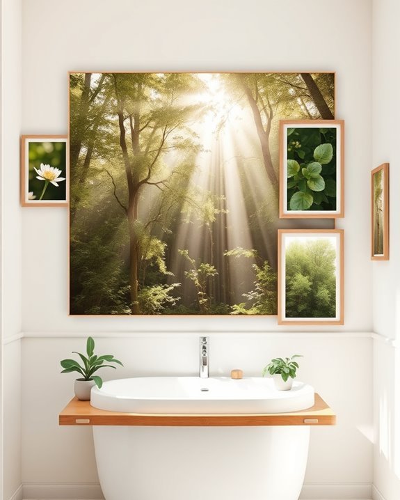 nature inspired bathroom retreat