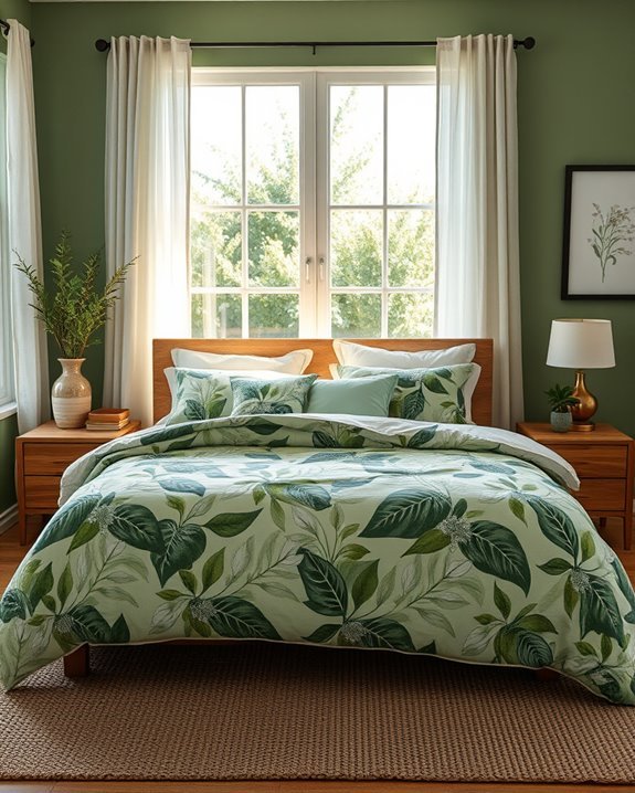 nature inspired bedding transformation