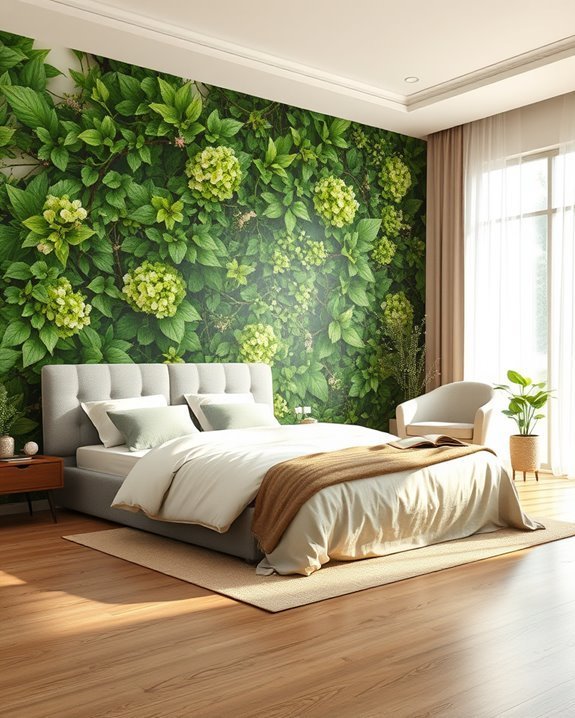 nature inspired bedroom transformation