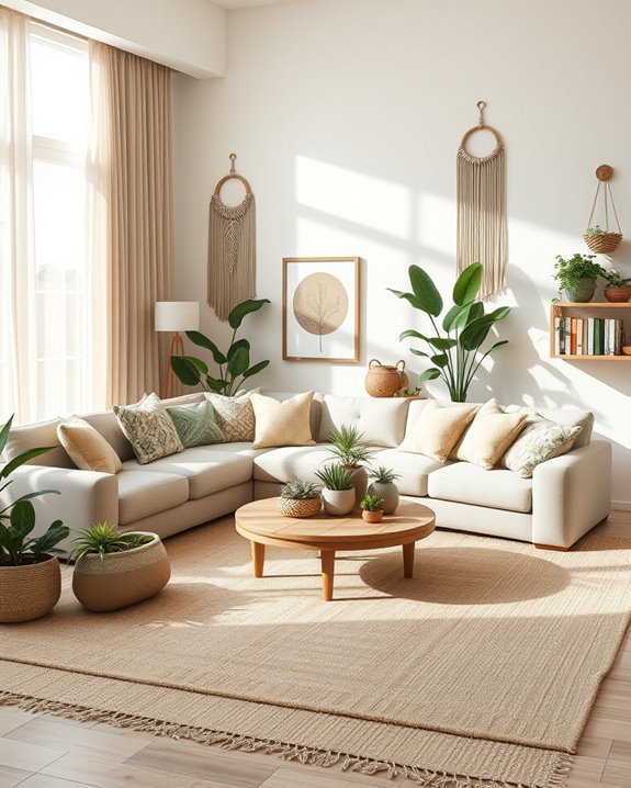nature inspired boho decor