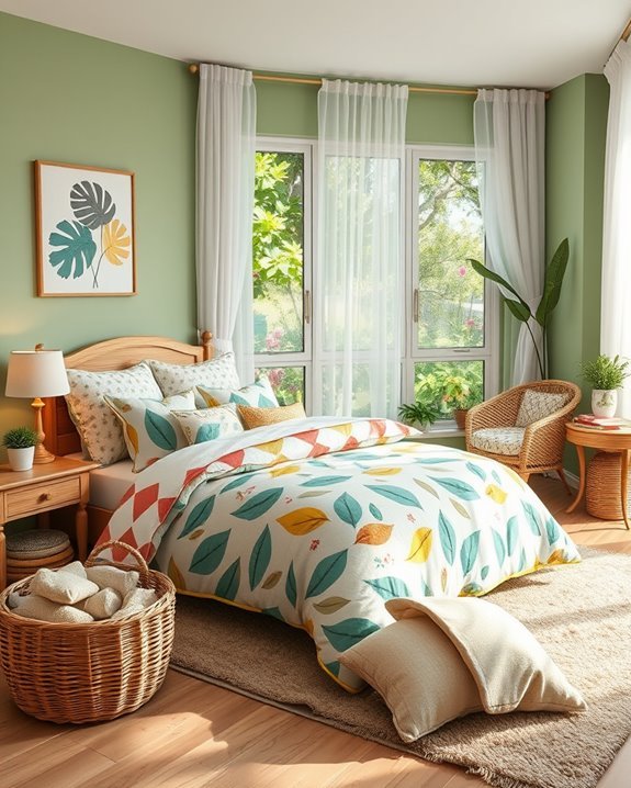 nature inspired calming atmosphere