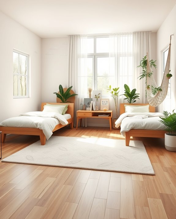 nature inspired calming decor
