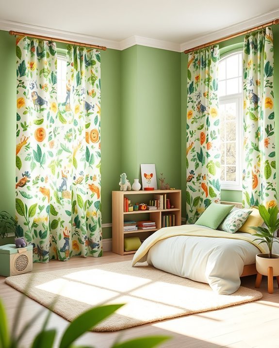 nature inspired children s curtains