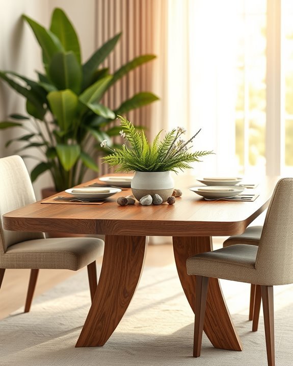 nature inspired dining design