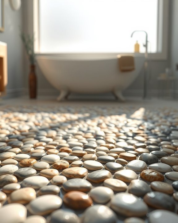 nature inspired durable bathroom tiles