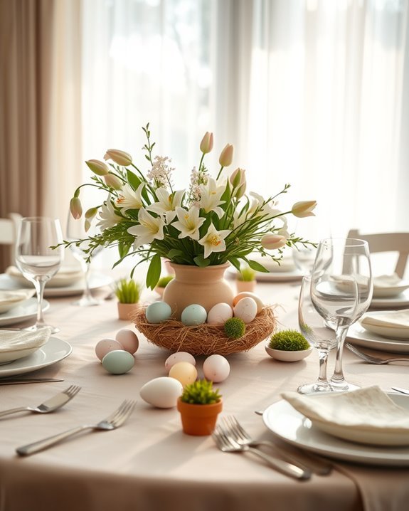 nature inspired easter decor