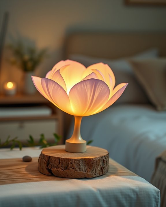 nature inspired floral illumination