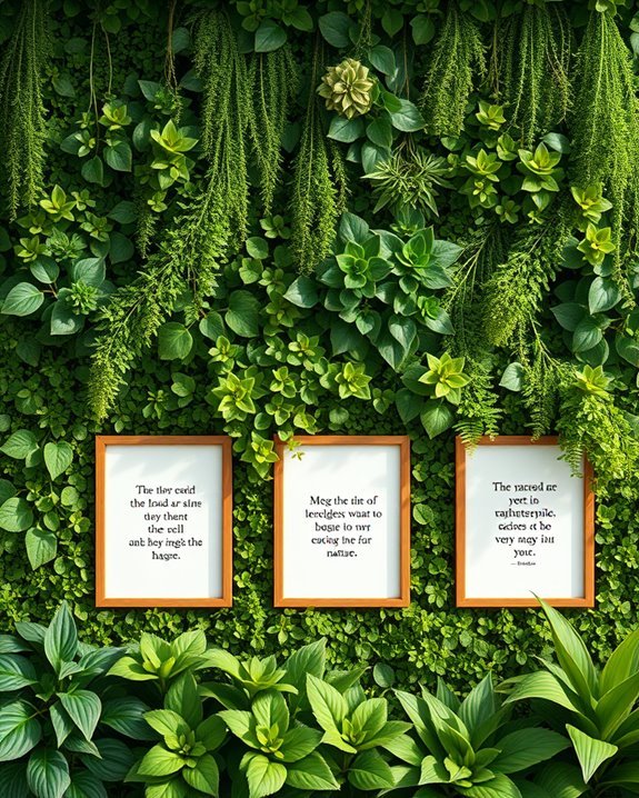 nature inspired green decor