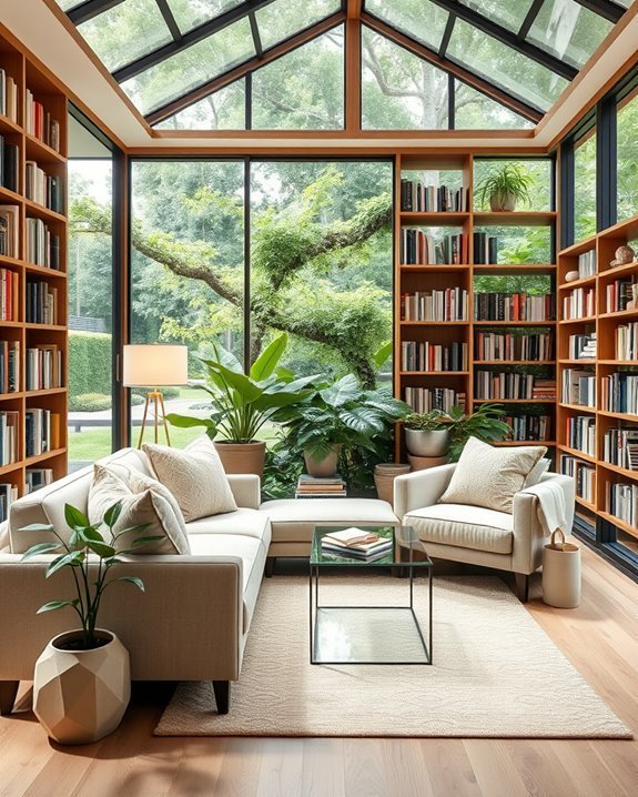 nature inspired reading sanctuary