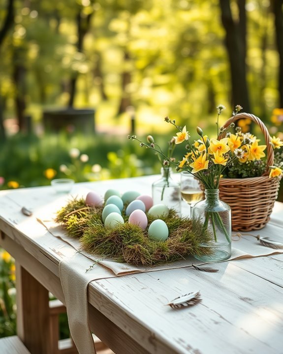 nature inspired spring decor