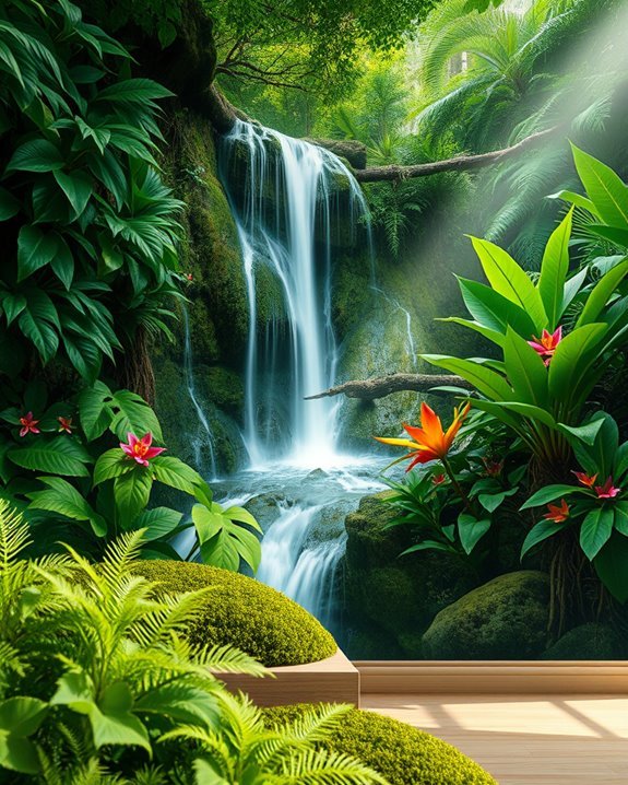 nature inspired wall transformation