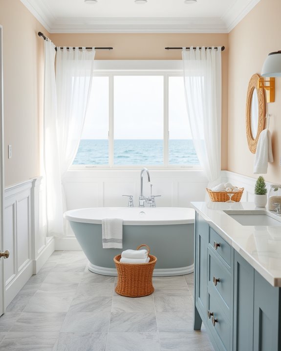 nautical beach inspired color scheme