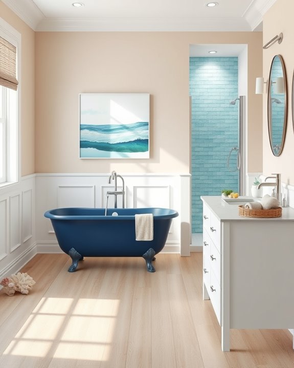 nautical coastal bathroom decor