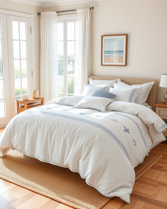 nautical themed coastal bedding