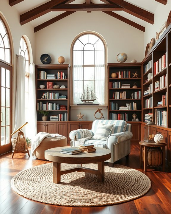 nautical themed literary retreat