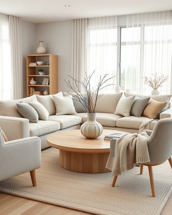 neutral colors create sophistication