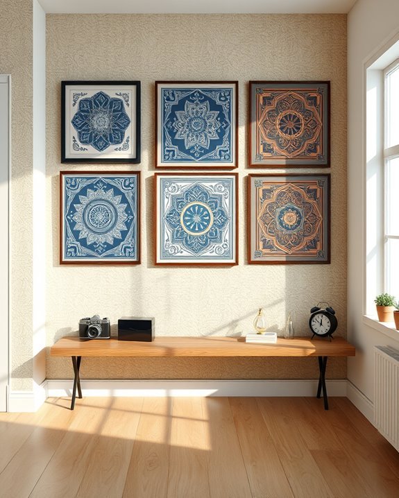 nostalgic blue and brown