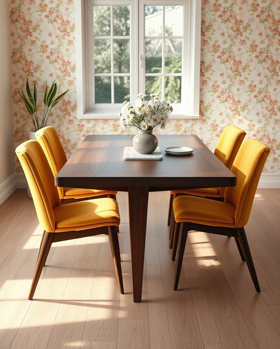 nostalgic retro dining decor