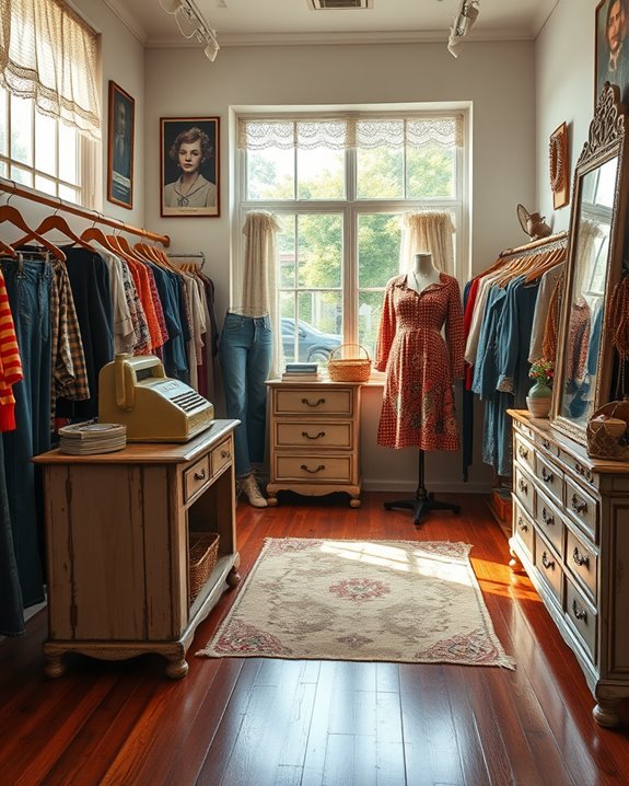 nostalgic vintage shop ambiance