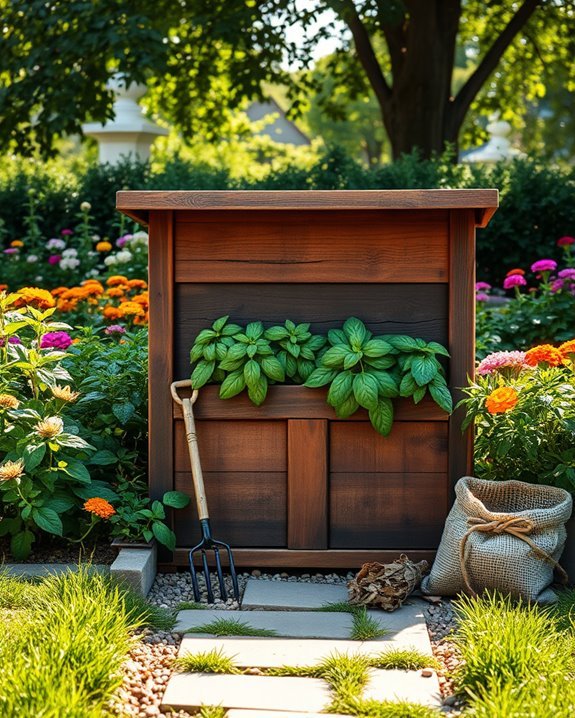 nutrient rich compost from waste