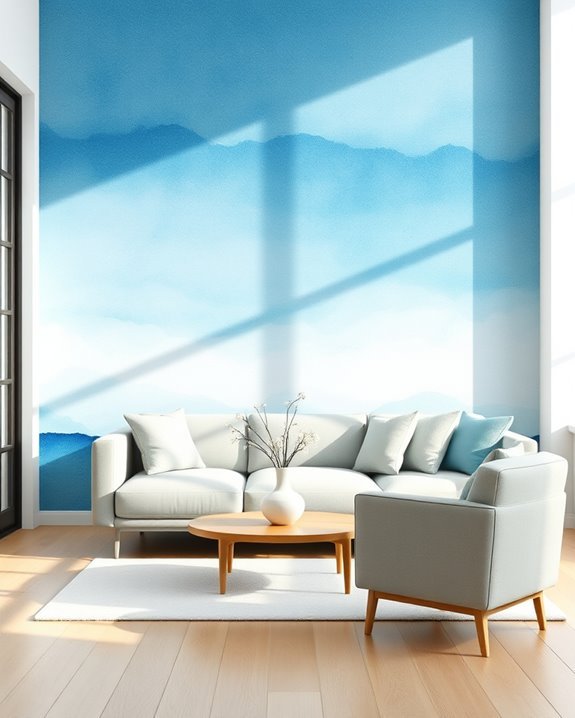 ocean blue tranquility decor