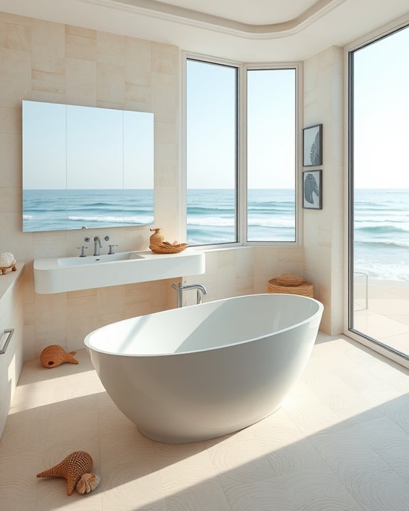 ocean inspired bathroom design