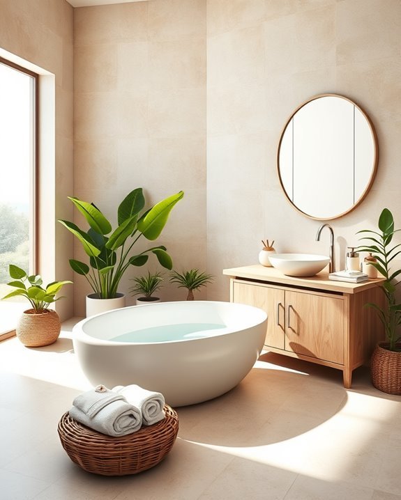 ocean inspired bathroom serenity