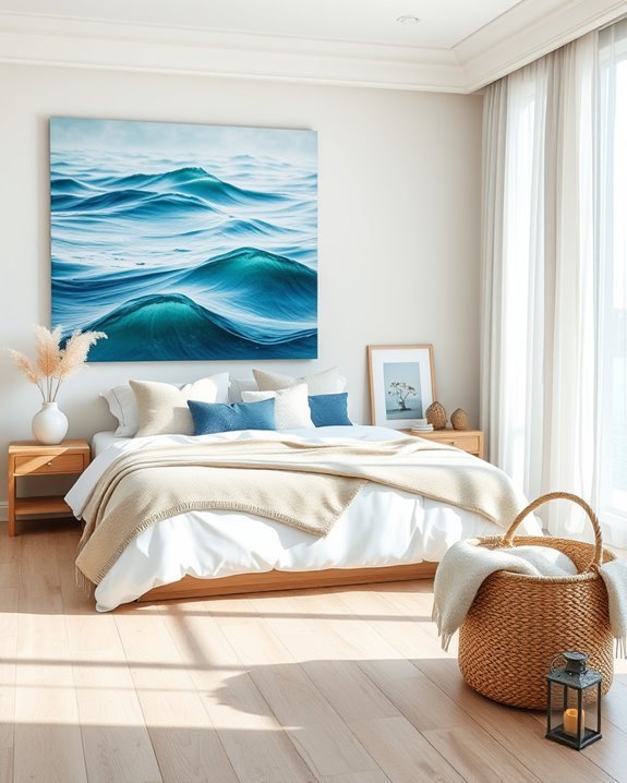 ocean inspired calming artwork