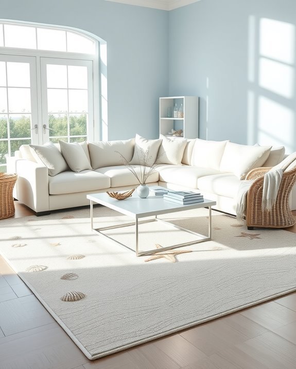 ocean inspired cozy decor
