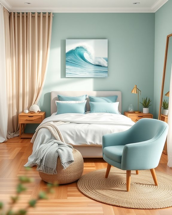 ocean themed bedroom decor