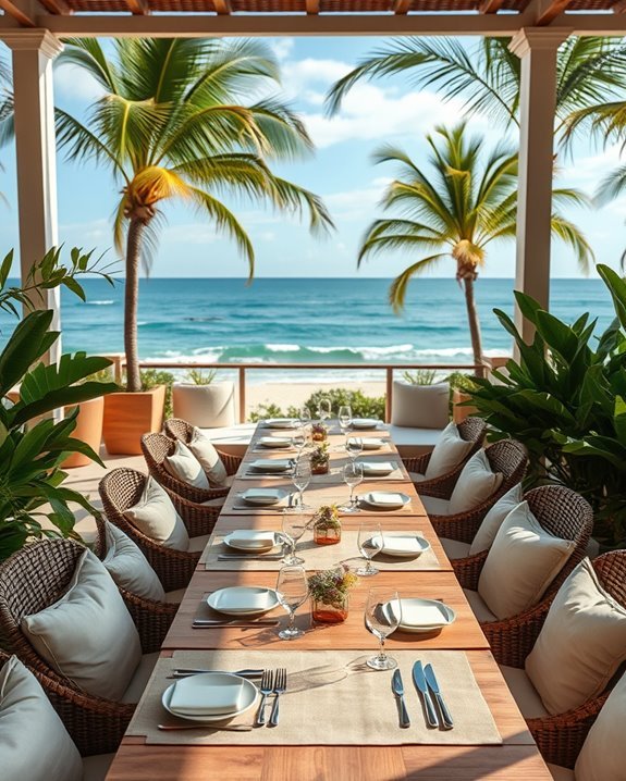 oceanfront dining experiences await