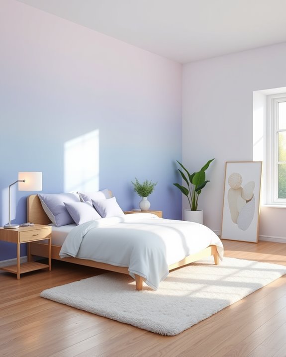ombre color shift walls