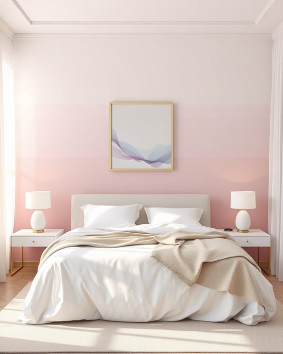 ombre wallpaper for bedrooms
