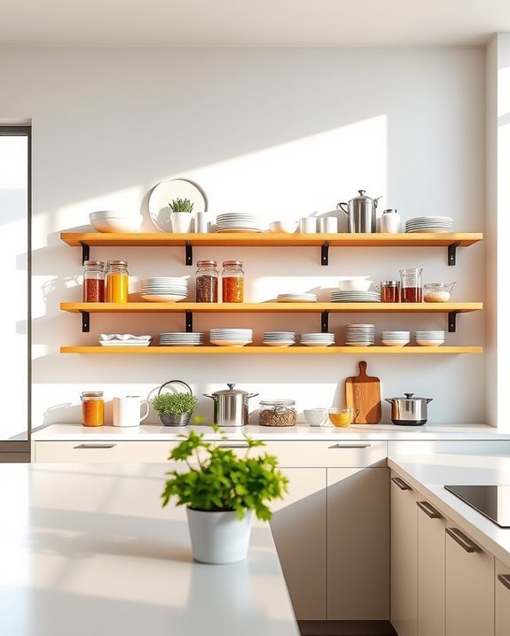open and inviting kitchen